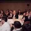 Tables of attendees.