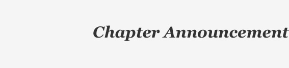 Chapter Announcement